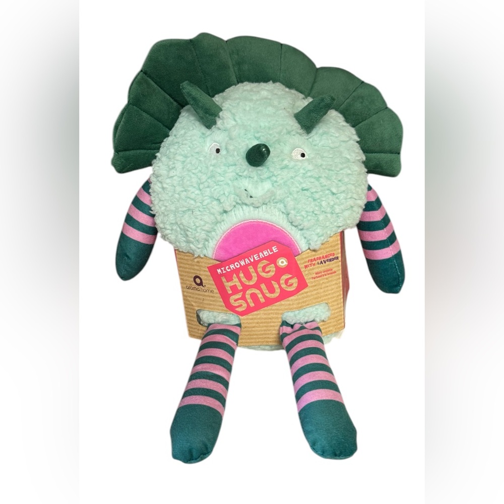 Aroma Home Microwavable Monster Hug Snug Green Plush Lavender Warm Kids/Baby